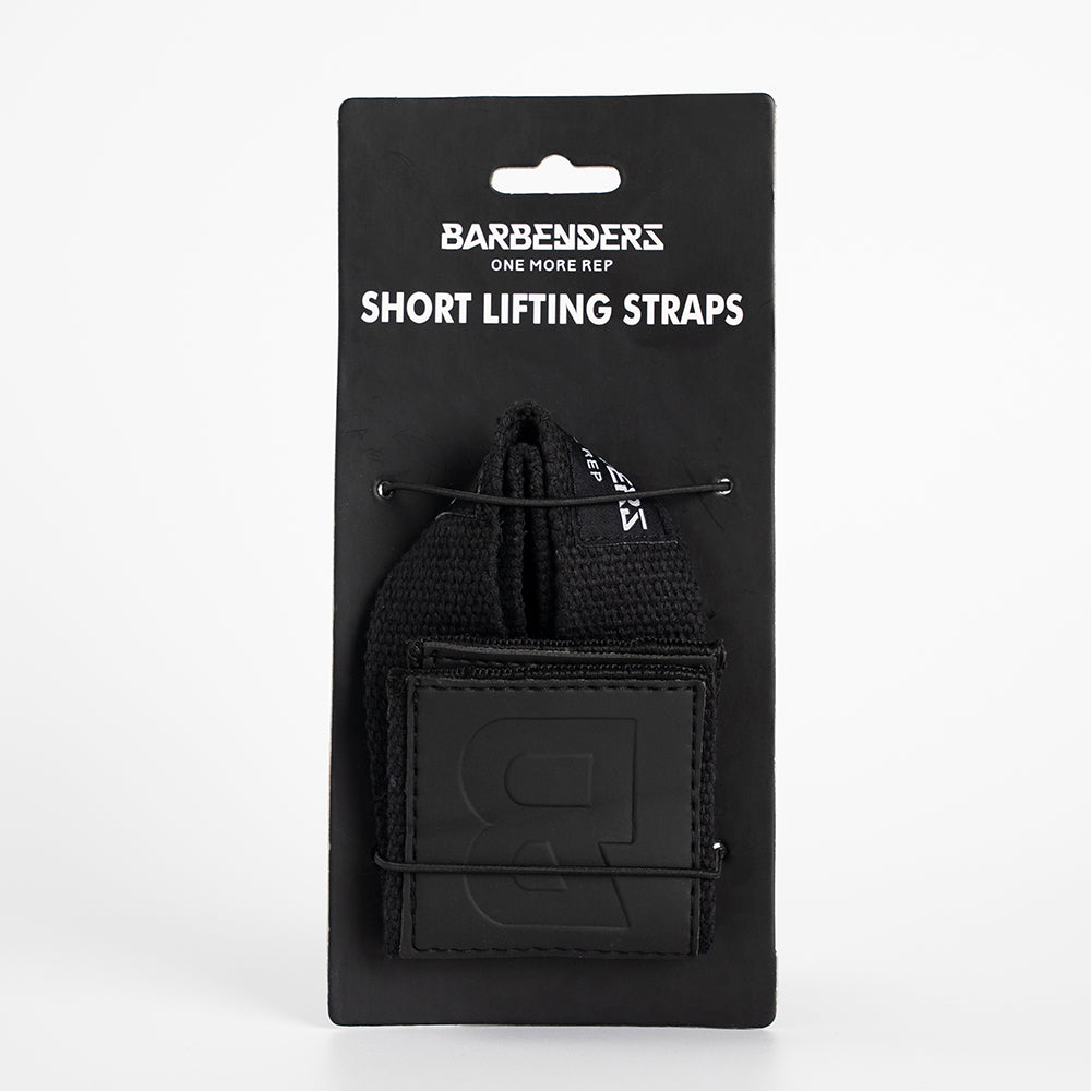 Barbenders Short Lifting Straps Billige Smarte Og Korte Løftestropper Som Sikrer Stærkt Greb Til Tung Træning