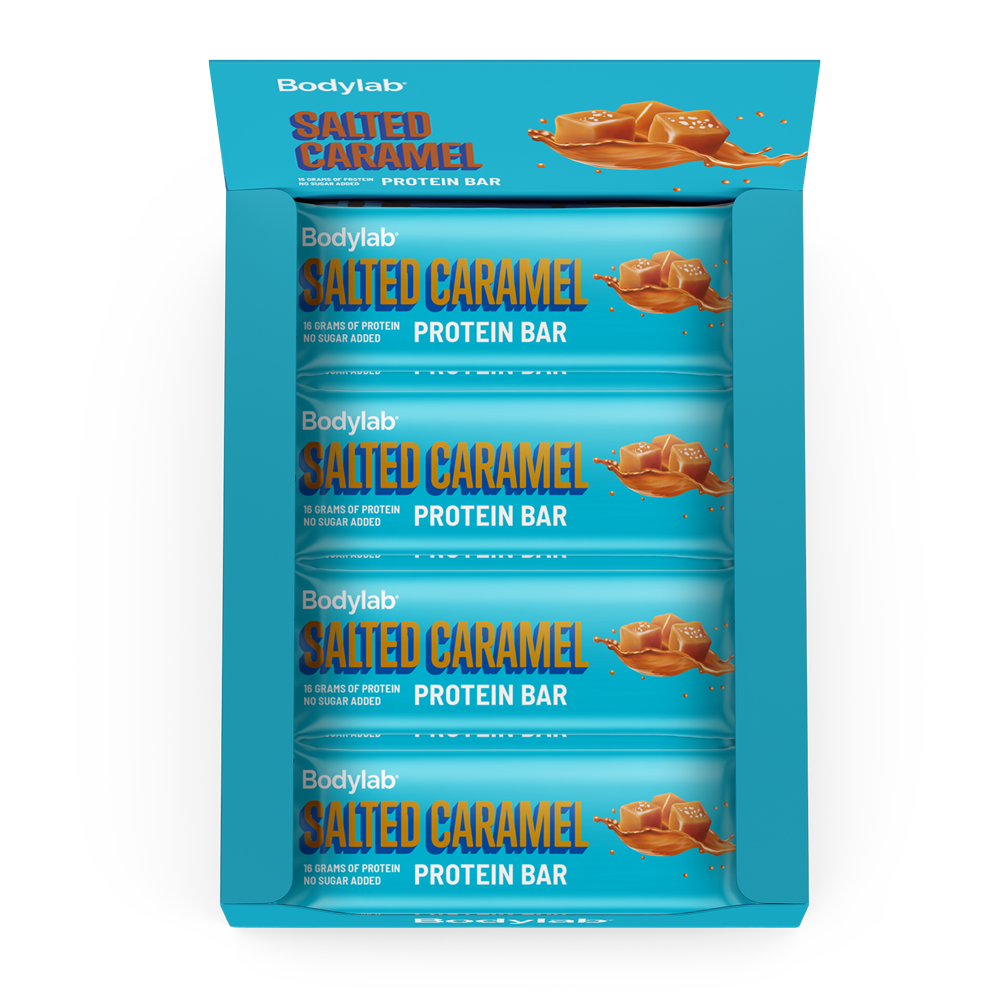 Bodylab Protein Bar Salted Caramel  12x55g  Proteinbarer