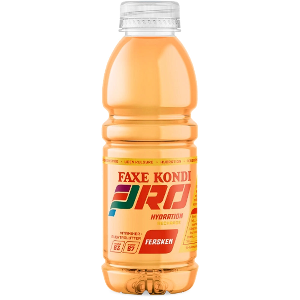 Faxe Kondi Pro Hydration Fersken 12x 500 Ml Drikke
