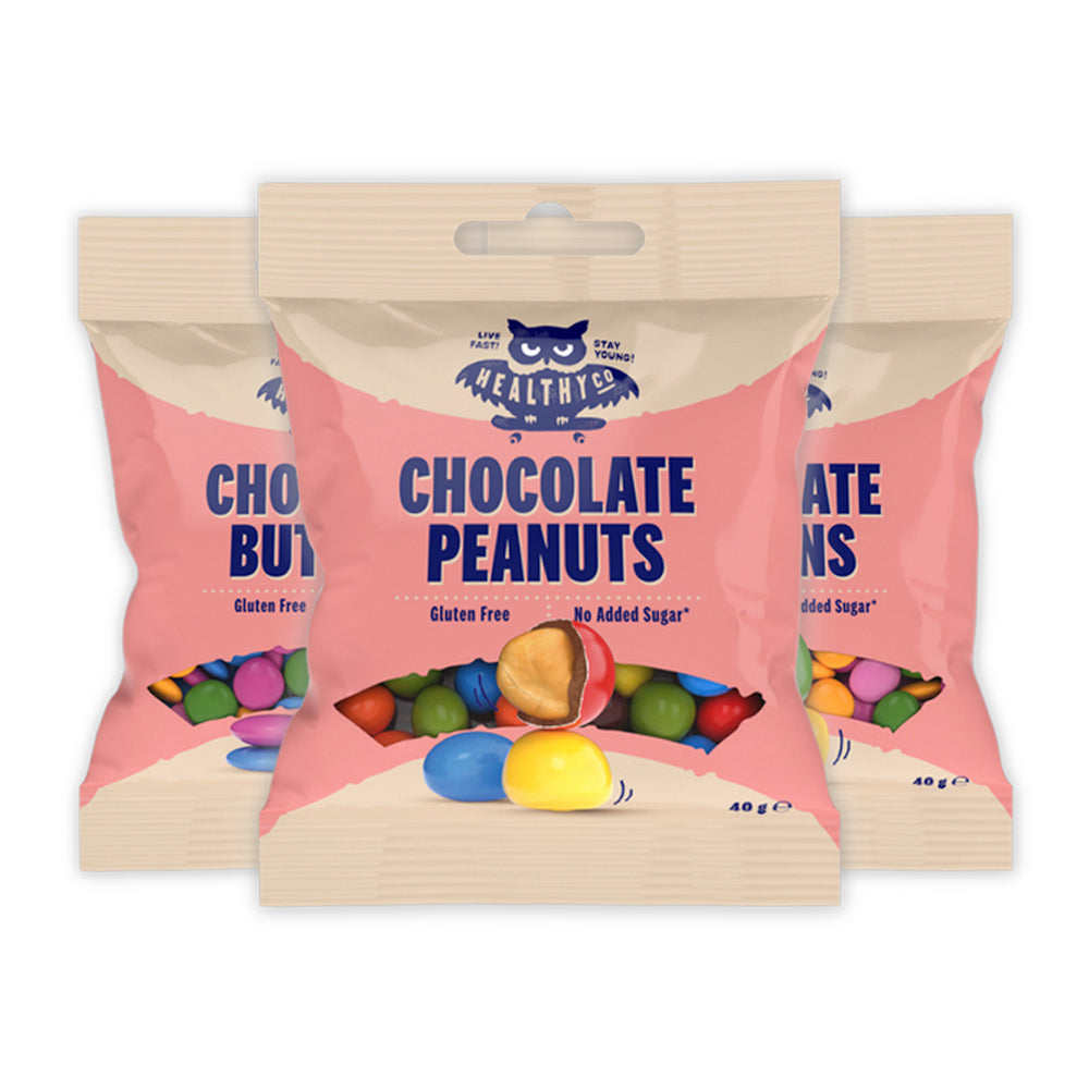 Healthyco Chocolate Bland Selv 6x40g Slik Chips