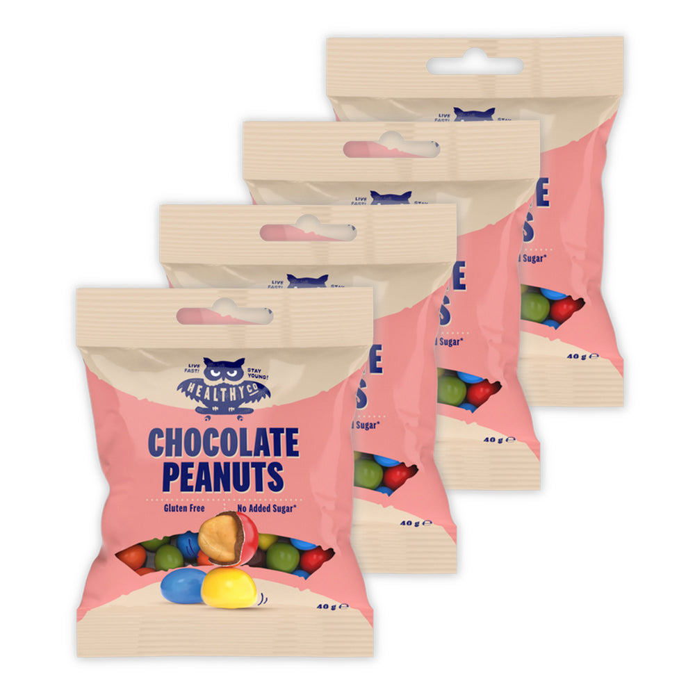 Healthyco Chocolate Peanuts 6x40g Slik Chips