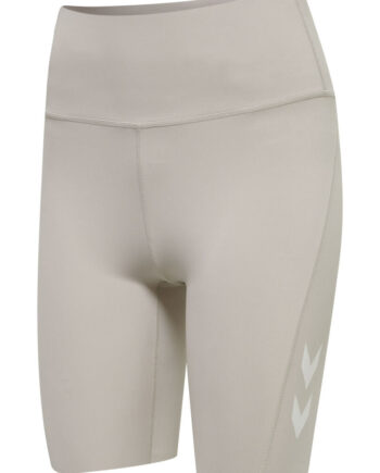 Hummel Grace High Waist Tight Shorts Chateau Gray Træningstøj Til Kvinder