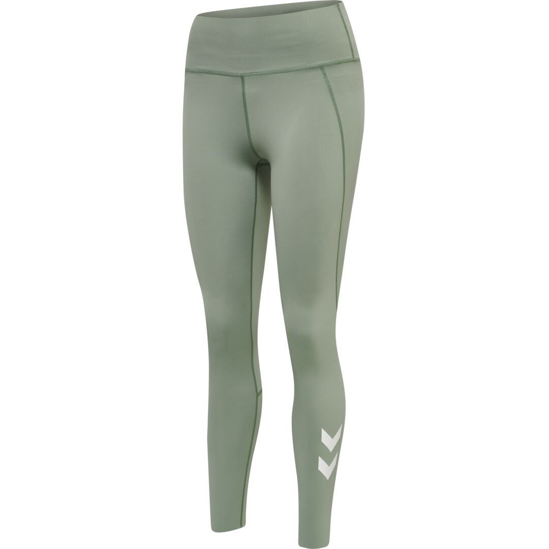 Hummel Grace High Waist Tights Lily Pad Træningstøj Til Kvinder