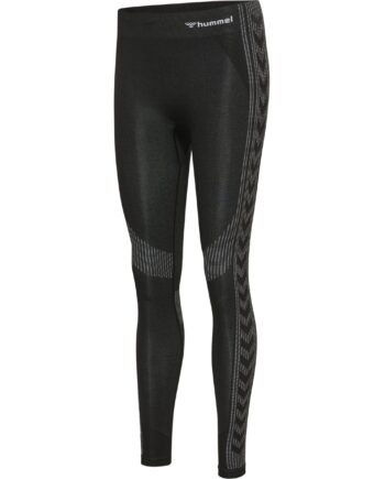 Hummel Shaping Seamless Mid Waist Tights Black Størrelse: Xs Træningstøj Til