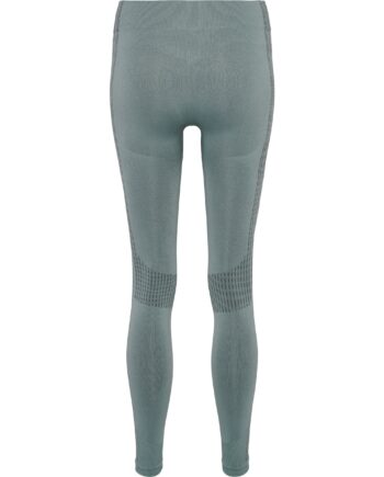 Hummel Shaping Seamless Mid Waist Tights Chinois Green Størrelse:   Træningstøj Til
