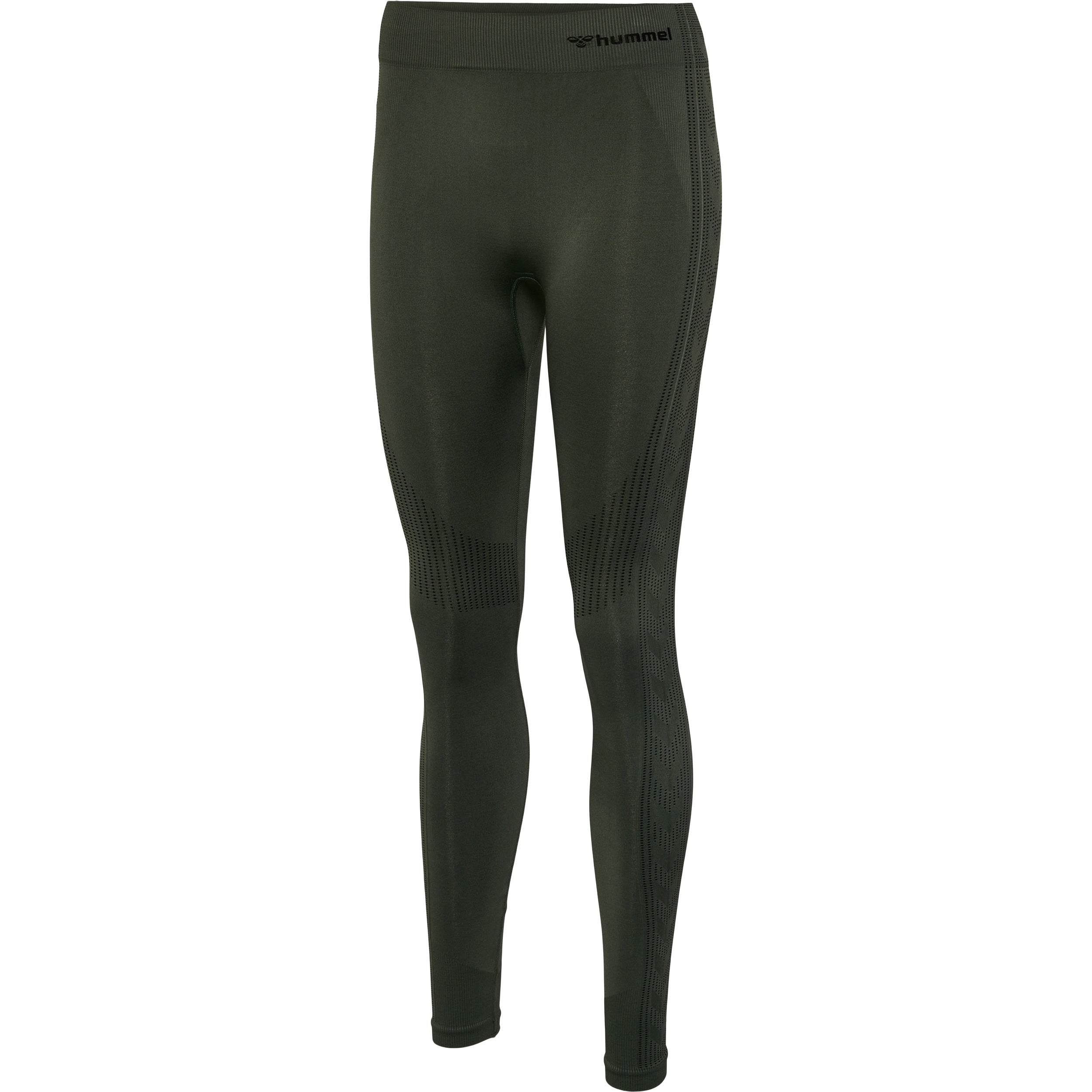 Hummel Shaping Seamless Mid Waist Tights Climbing Ivy Størrelse: Xs Træningstøj Til