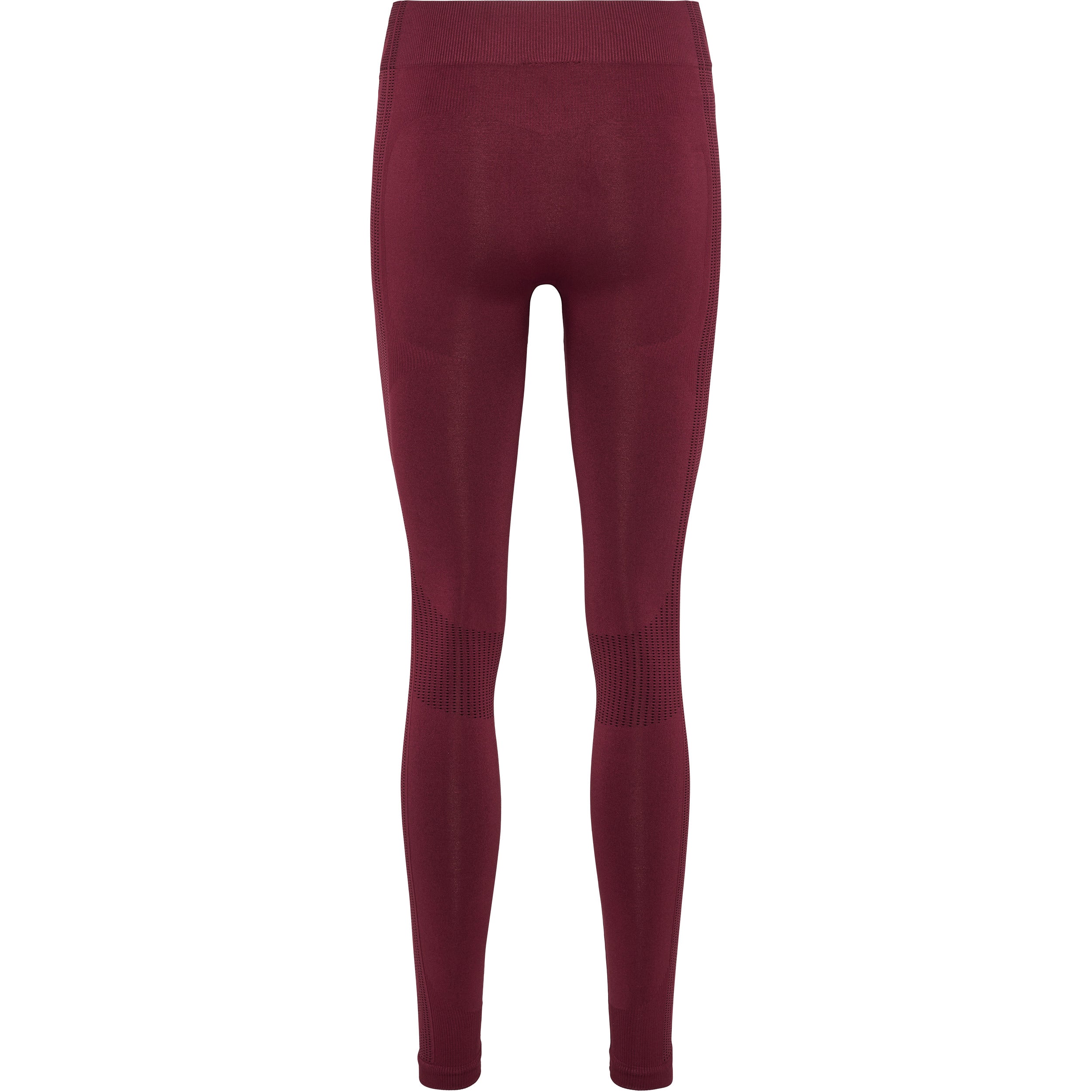 Hummel Shaping Seamless Mid Waist Tights Zinfandel Størrelse: Large Træningstøj Til