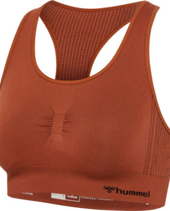 Hummel Shaping Seamless Sports Top Arabian Spice Størrelse: Xs Træningstøj Til
