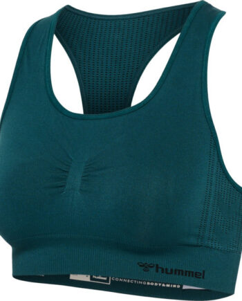 Hummel Shaping Seamless Sports Top Deep Teal Størrelse: Large Træningstøj Til