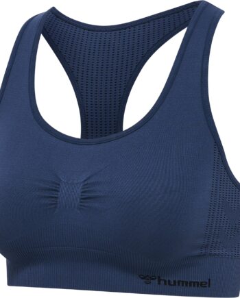 Hummel Shaping Seamless Sports Top Insignia Blue Størrelse: Xs Træningstøj Til