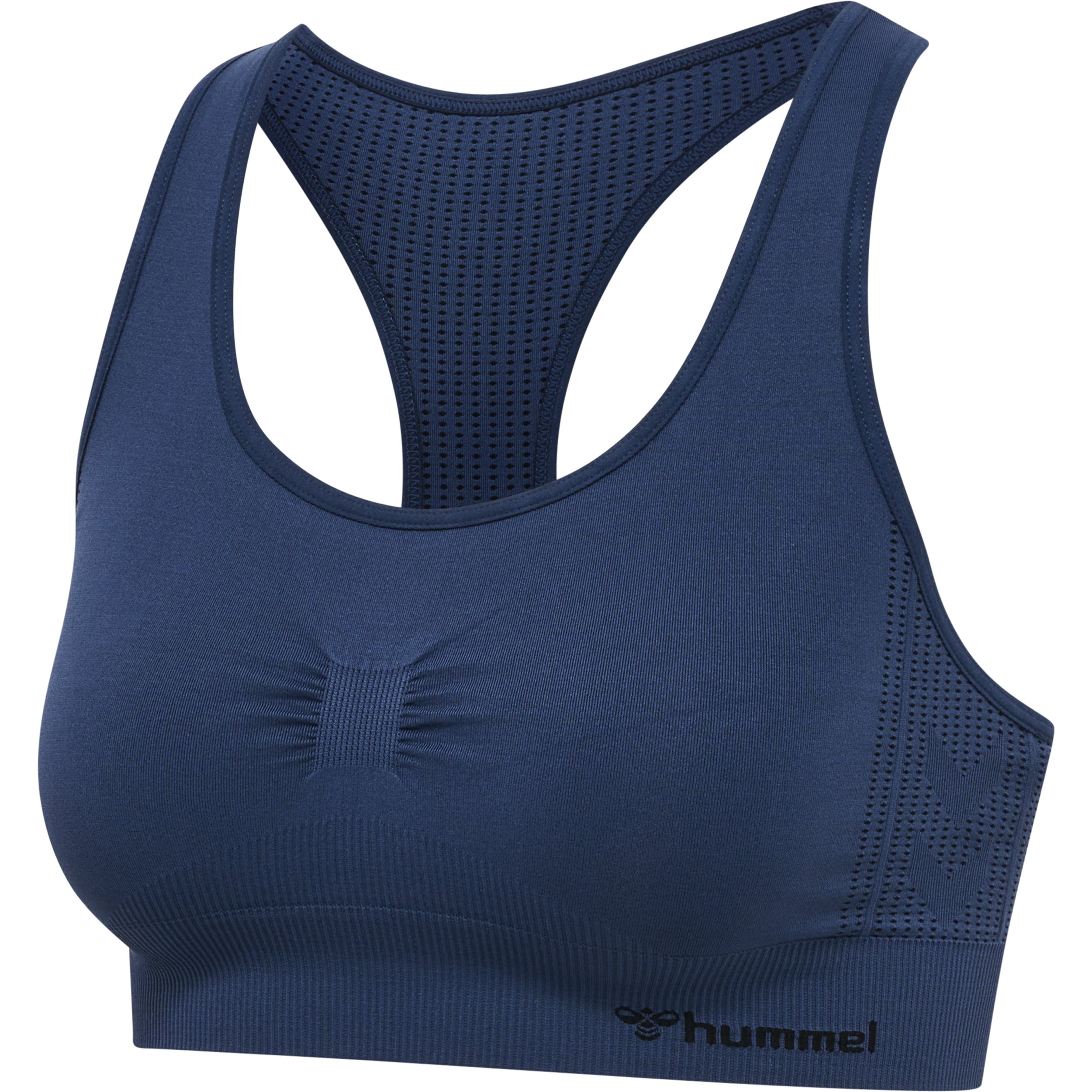 Hummel Shaping Seamless Sports Top Insignia Blue Størrelse: Xs Træningstøj Til