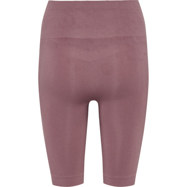 Hummel Tif Seamless Cycling Shorts Rose Taupe Træningstøj Til Kvinder