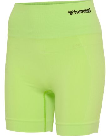 Hummel Tif Seamless Shorts   Sharp Green Træningstøj Til Kvinder