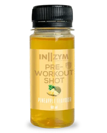 In2zym Pwo Shot Pineapple  60 Ml  Obs  Bedst Før 24  -25 Pre Workout