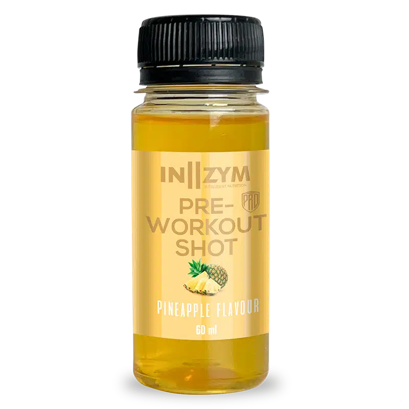 In2zym Pwo Shot Pineapple 60 Ml Obs Bedst Før 24 -25 Pre Workout