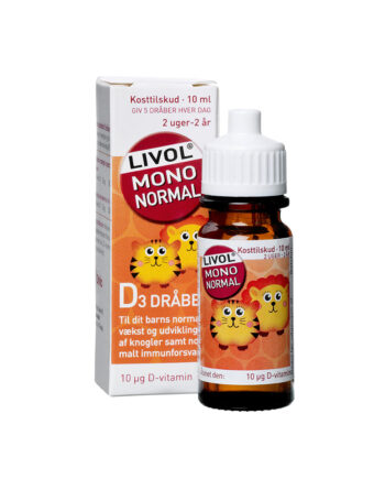 Livol D3 Dråber  10 Ml  Vitaminer   Mineraler