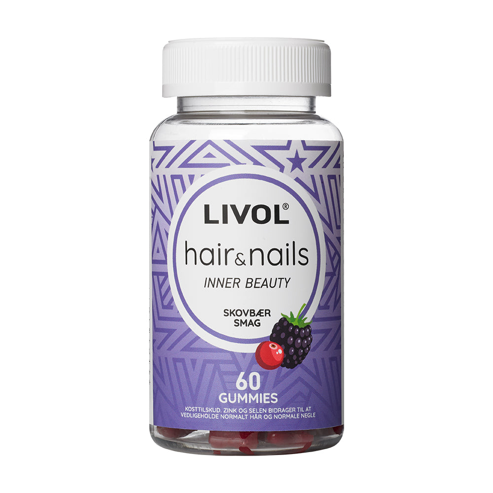 Livol Hair Nails Gummies 60 Stk Vitaminer Mineraler