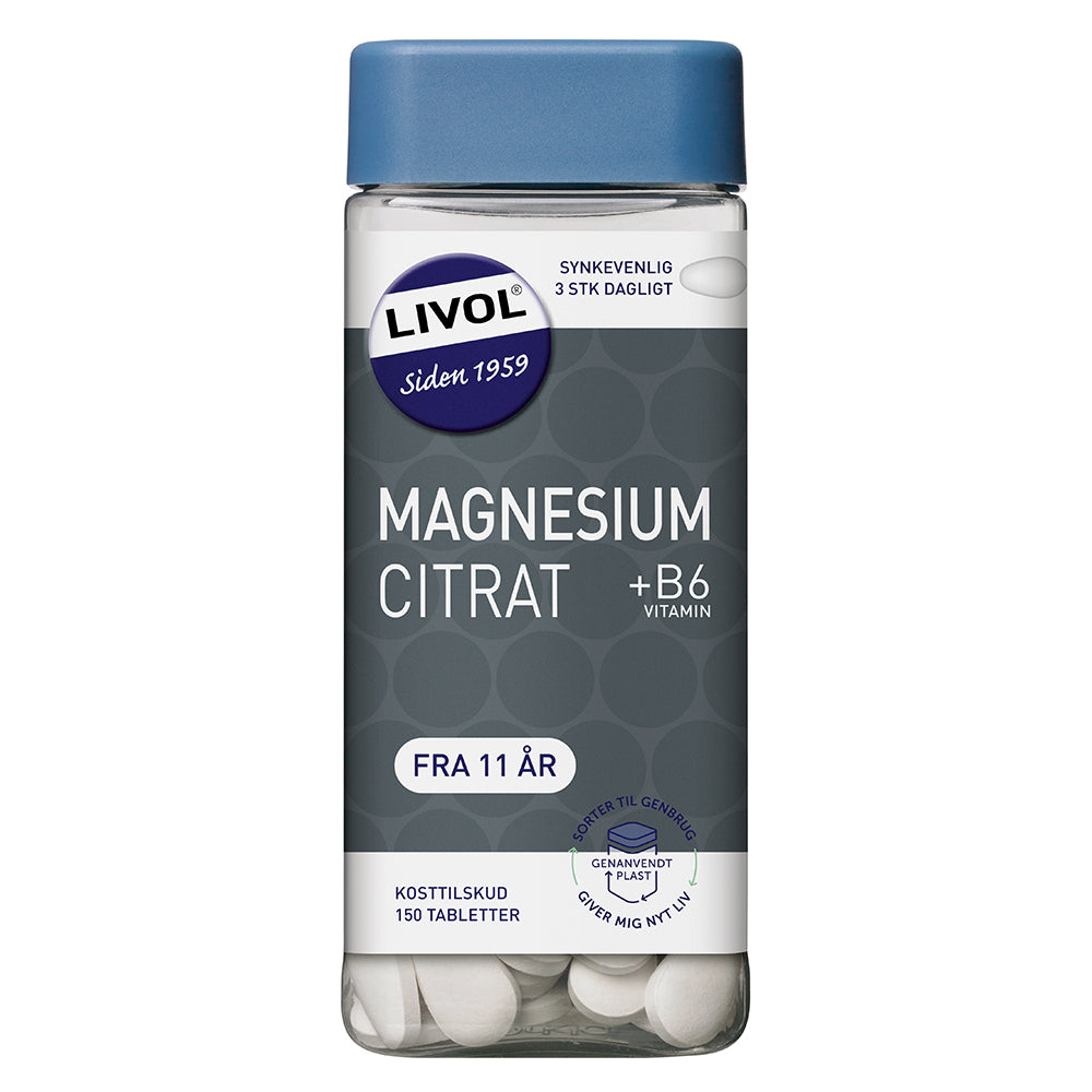 Livol Magnesiumcitrat 150 Stk Vitaminer Mineraler