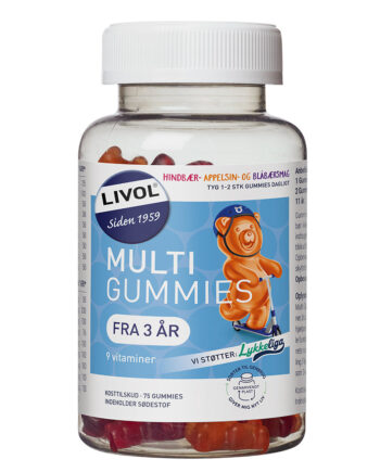 Livol Multi Gummies Frugt  75 Stk  Vitaminer   Mineraler