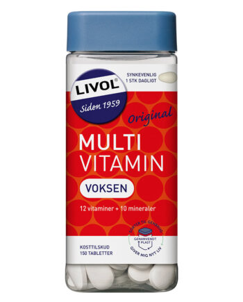 Livol Multivitamin Voksen  150 Stk  Vitaminer   Mineraler