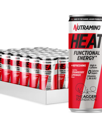 Nutramino Heat  24x 330ml  Strawberry Lemonade Daniel Agger Edition Drikke