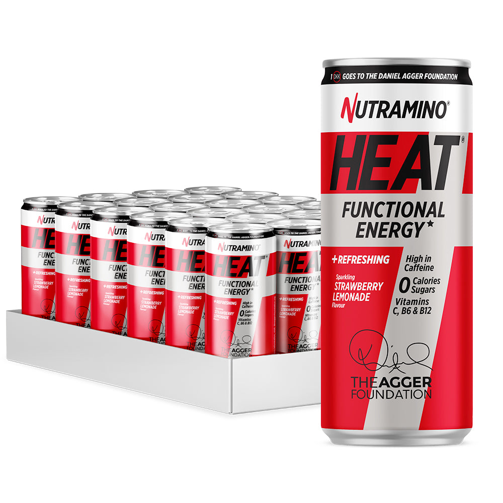 Nutramino Heat 24x 330ml Strawberry Lemonade Daniel Agger Edition Drikke