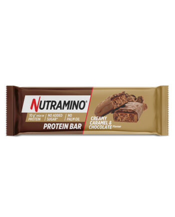 Nutramino Protein Bar Creamy Caramel   Chocolate  55g  Proteinbarer
