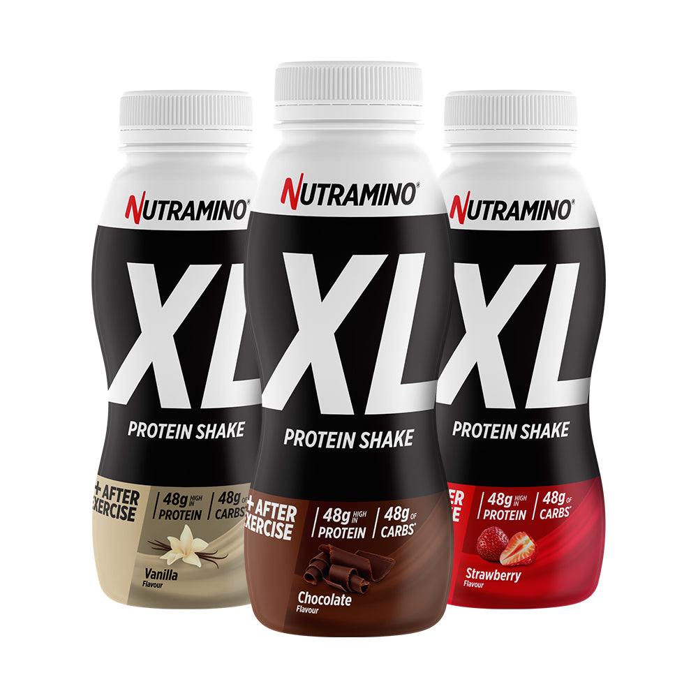 Nutramino Shake 3x475ml Bland Selv Proteindrik Med Cremet Konsistens