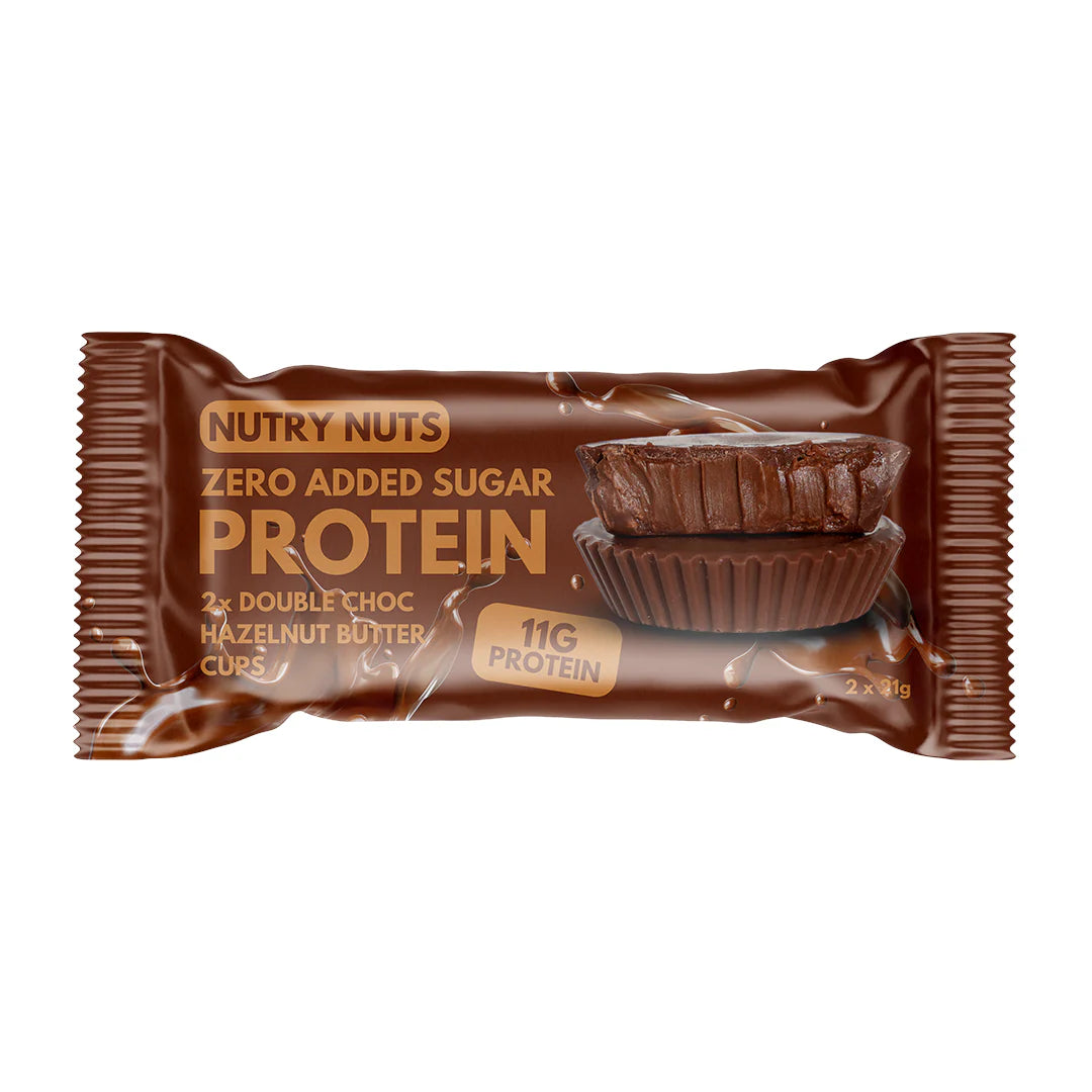Nutry Nuts Hazelnut Butter Cups Double Chocolate Hazelnut 42g Proteinsnacks