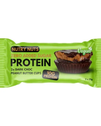 Nutry Nuts Peanut Butter Cups Dark Chocolate Vegan  42g  Proteinsnacks