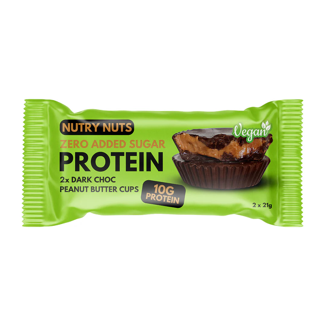 Nutry Nuts Peanut Butter Cups Dark Chocolate Vegan 42g Proteinsnacks