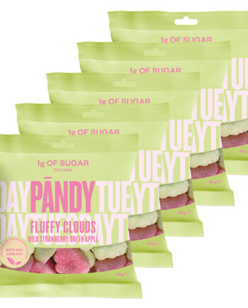 Pandy Candy Fluffy Clouds  6x50g  Mad- Og Mel Produkter