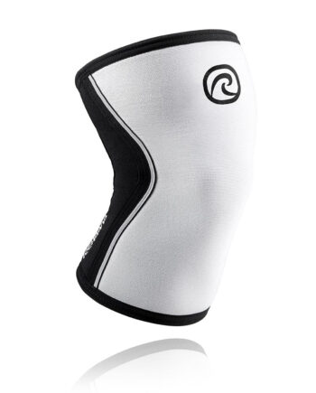 Rx Knee Sleeve 7mm Black White Udstyr