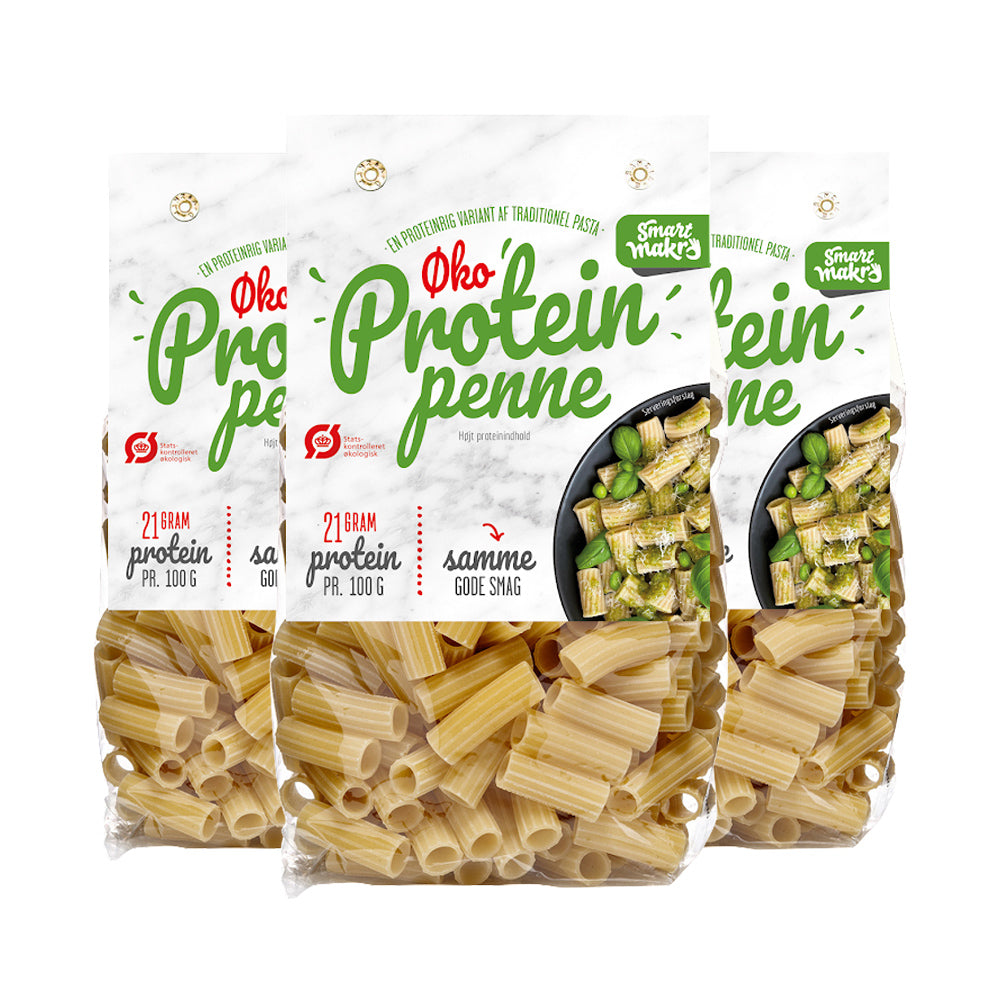 Smart Makro øko Protein Penne 6x250g økologisk Proteinpasta Med Højt Proteinindhold