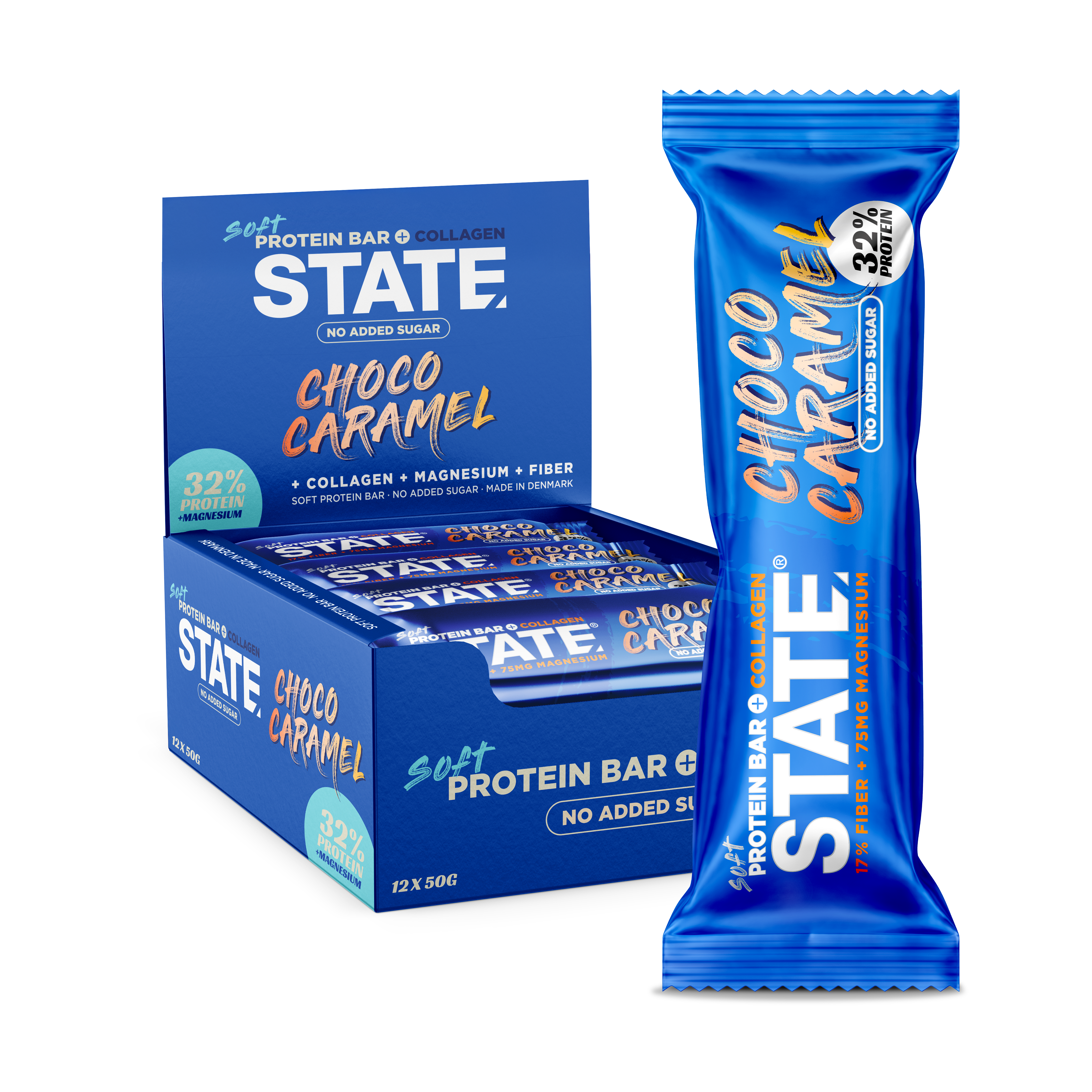 State Soft Protein Bar Choco Caramel  12x 50g