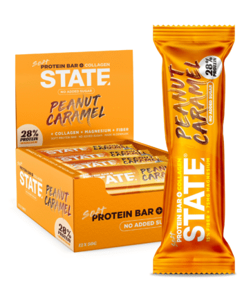 State Soft Protein Bar Peanut Caramel  12x 50g