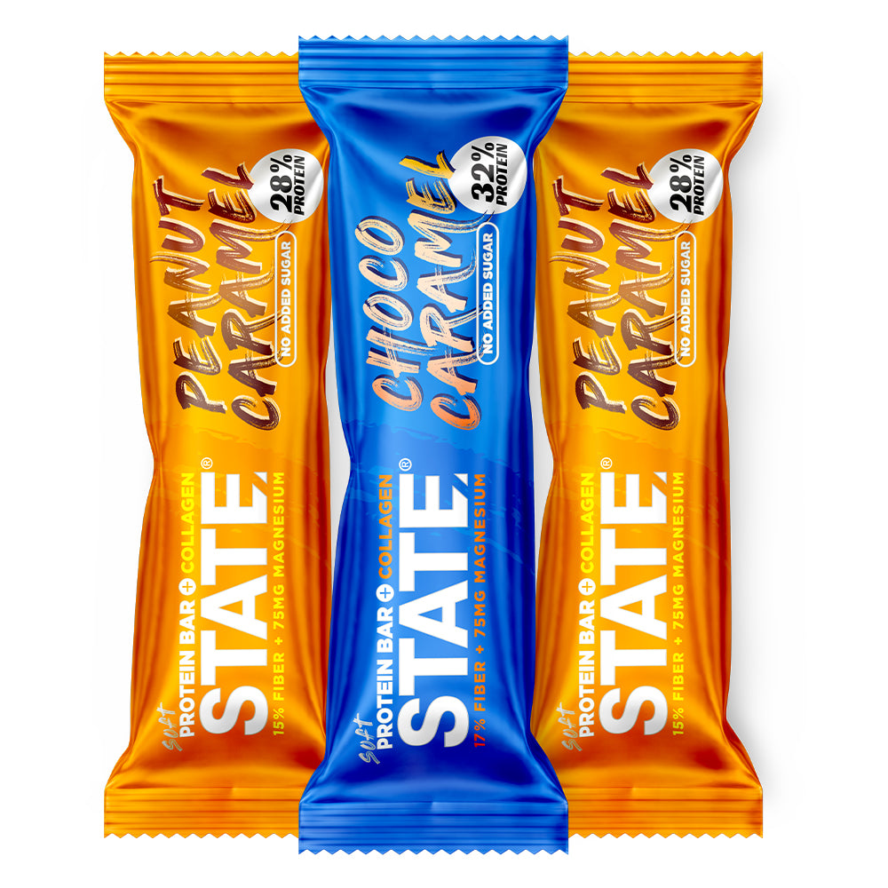 State Soft Protein Bar  12x50g    Bland Selv   Blød   Lækker Proteinbar Med Højt Proteinindhold