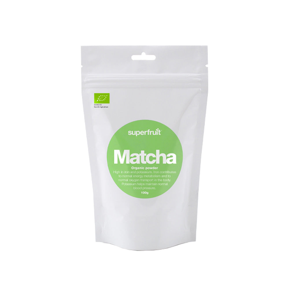 Superfruit Matcha Tea Powder 100g Kosttilskud