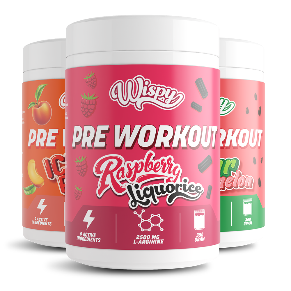 Wispy Pre Workout 350g Med Koffein Aktive Ingredienser øget Fokus Energi Til Træning