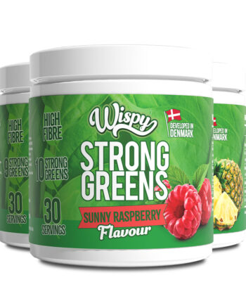 Wispy Strong Greens  300g  Grøn Powerblanding Med   Superfoods   Sundt Kosttilskud