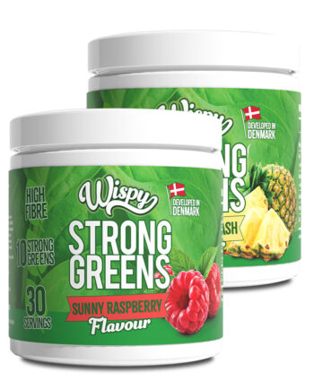 Wispy Strong Greens  2x300g    Grøn Powerblanding Med   Superfoods   Sundt Kosttilskud