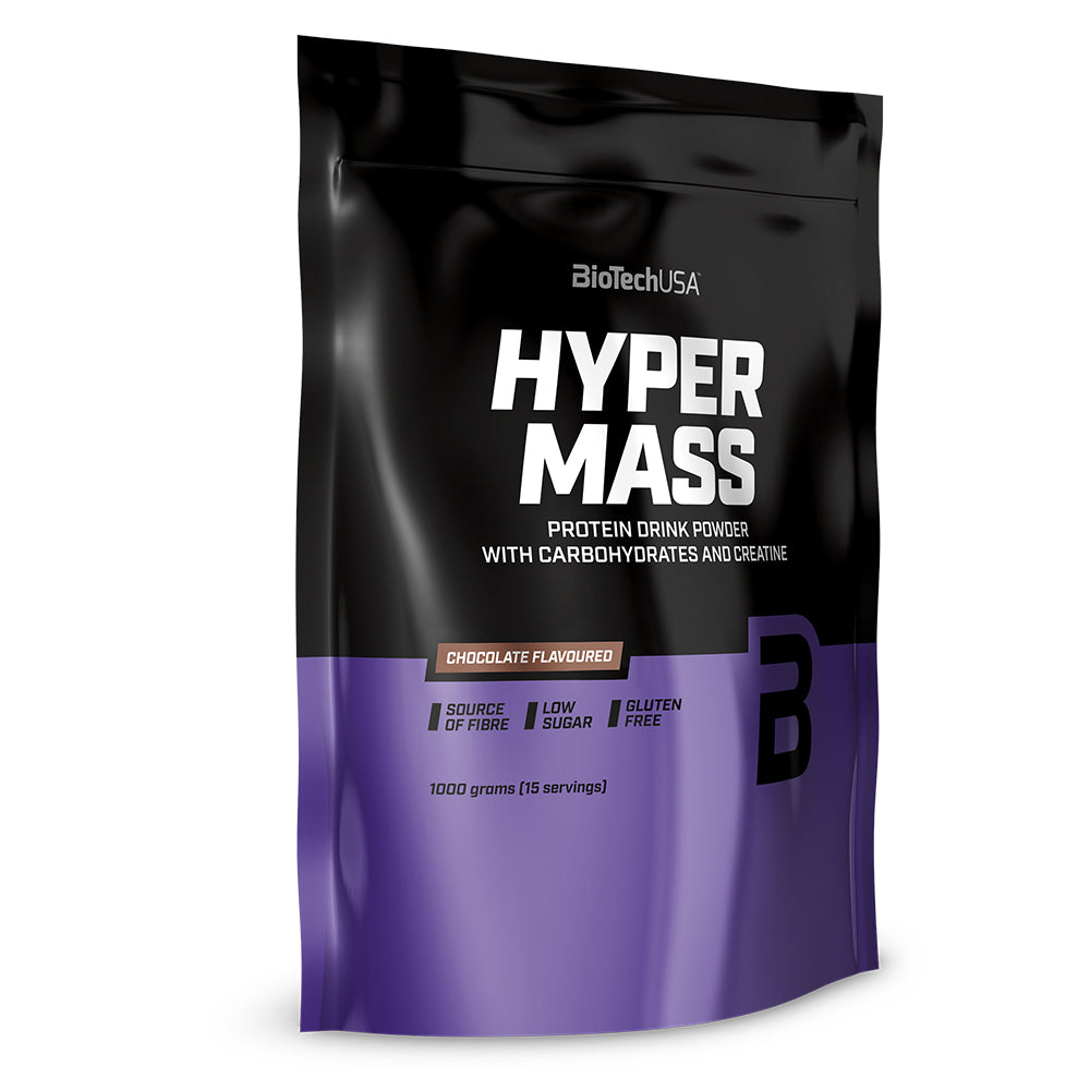 Biotechusa Hyper Mass 1kg Weight Gainer Med Højt Kalorieindhold Kvalitetsprotein