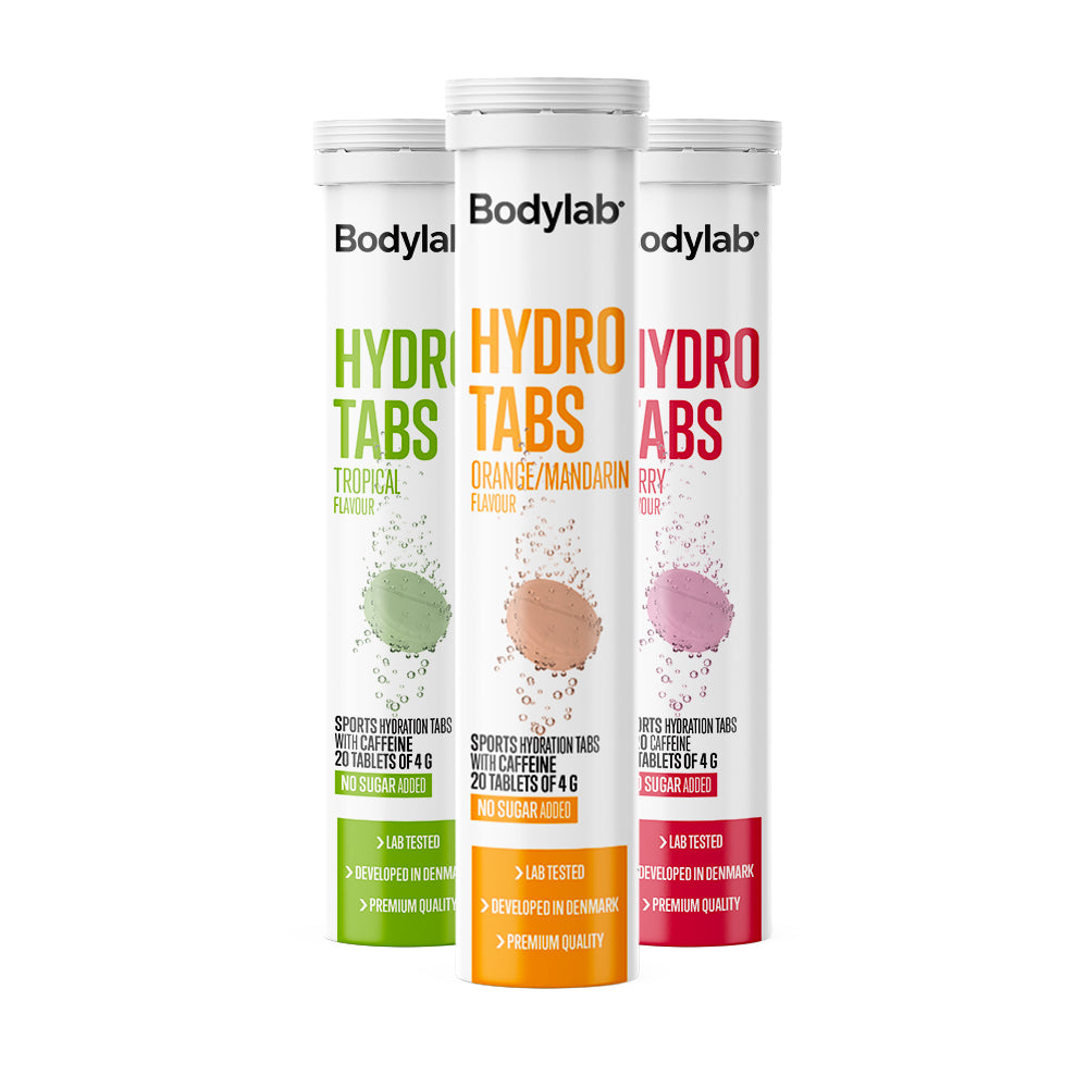 Bodylab Hydro Tabs 20 Stk Elektrolyttabletter Til Hydrering Perfekt Til Træning