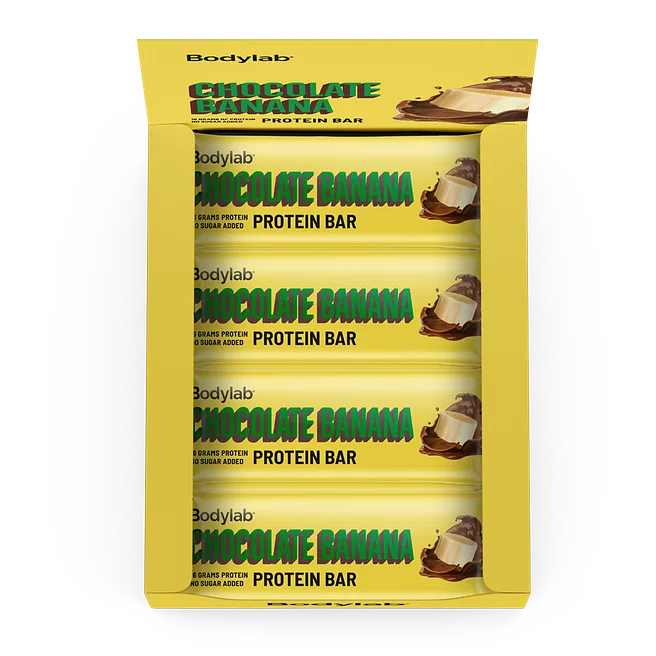 Bodylab Protein Bar Chocolate Banana 12x55g Proteinbarer