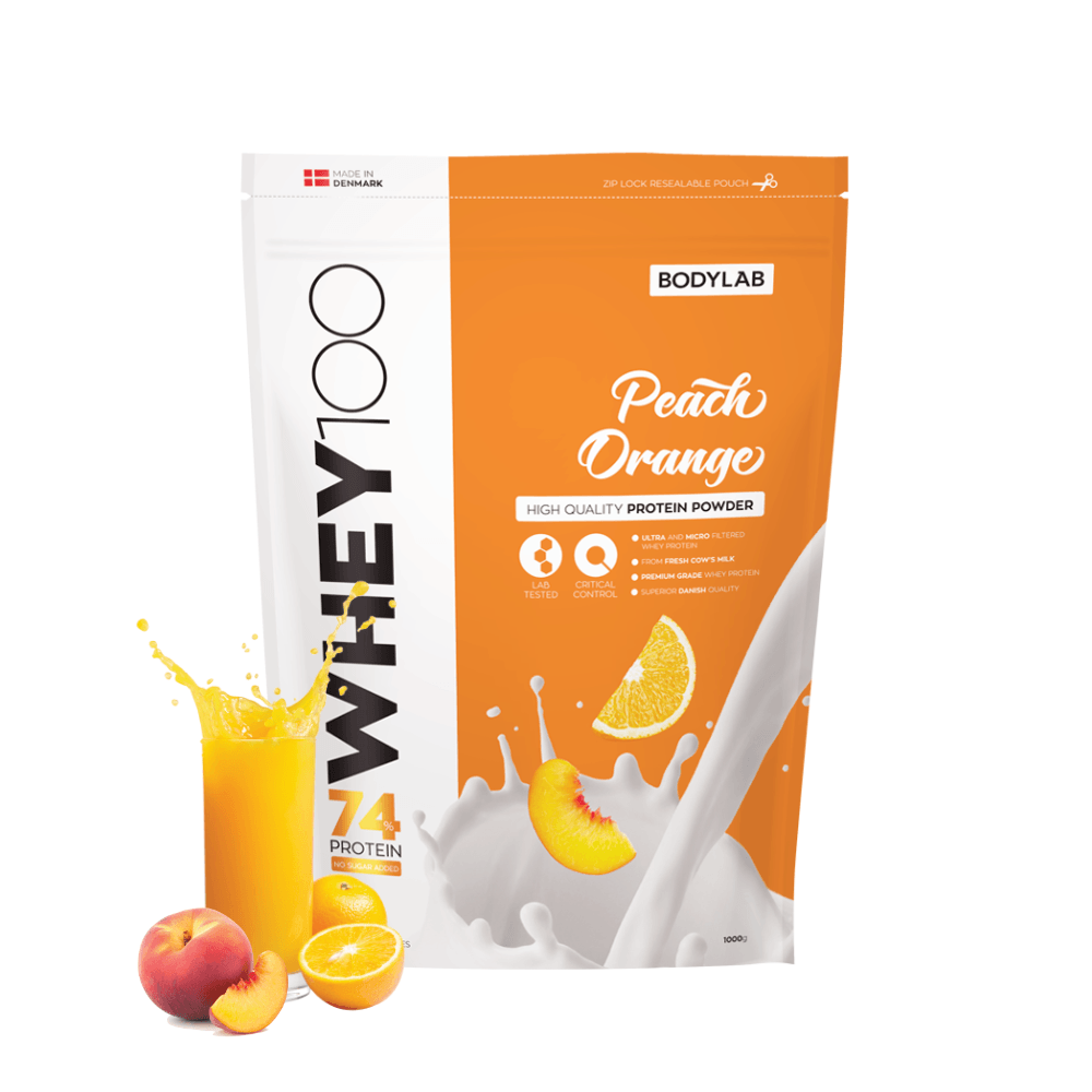 Bodylab Whey 100 Kg Peach Orange Proteinpulver