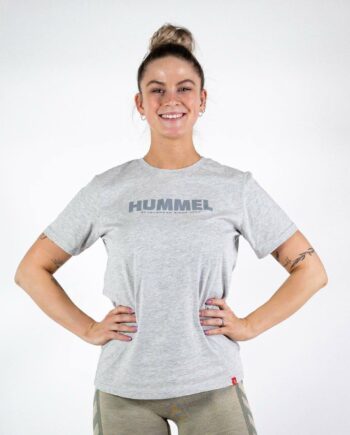 Hummel Legacy  -shirt   Grey Melange Træningstøj Til Herrer