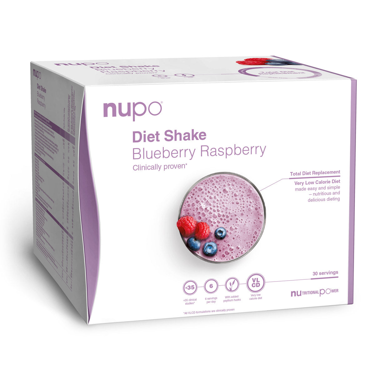 Nupo Diet Shake Value Pack 960g Blueberry Raspberry Måltidserstatning