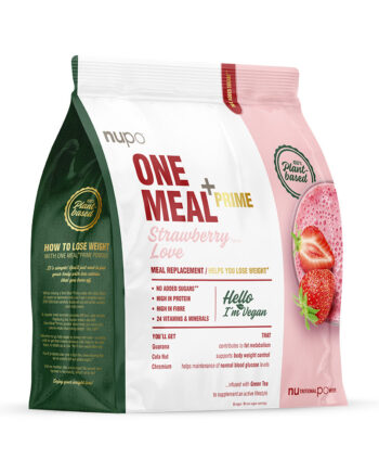 Nupo One Meal  Prime  360g  Strawberry Love Måltidserstatning