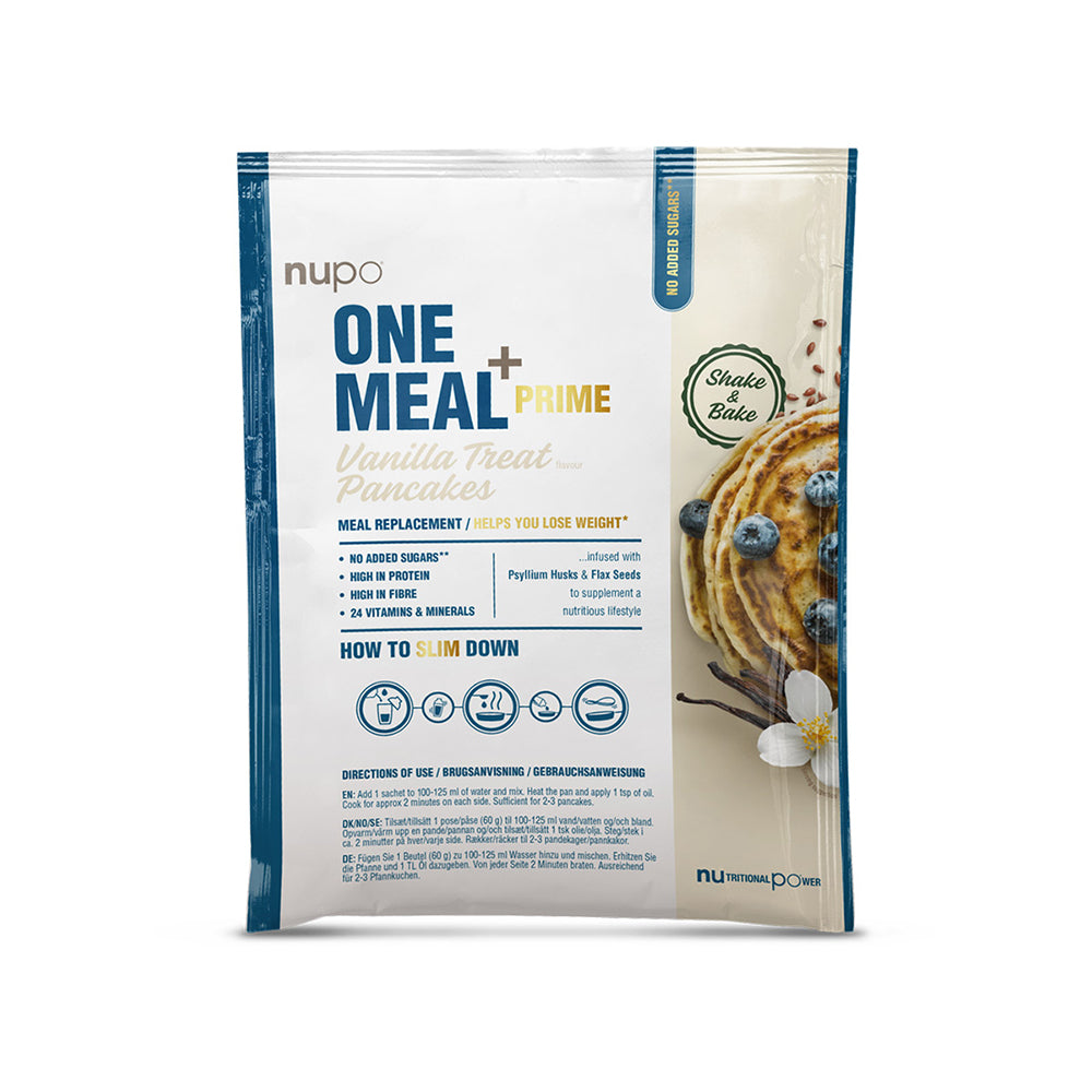 Nupo One Meal Prime Pancake 60g Vanilla Treat Mad- Og Melprodukter