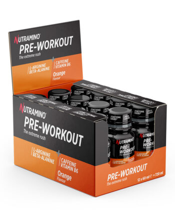 Nutramino Pre-workout Shot Orange  12x 60ml  Energi